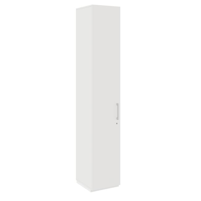 PRO Flügeltürenschrank | 6 OH, 400 - 600 x 2250 mm, Soft-Close, Weiß