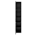 PRO Flügeltürenschrank | 6 OH, 400 - 600 x 2250 mm, Soft-Close, Schwarz PRO Flügeltürenschrank | 6 OH, 400 - 600 x 2250 mm, Soft-Close, Schwarz