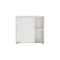 PRO Sliding door cabinet | 2 Oh, 800 - 1600 x 770 mm, white - 3 Thumbnail Image