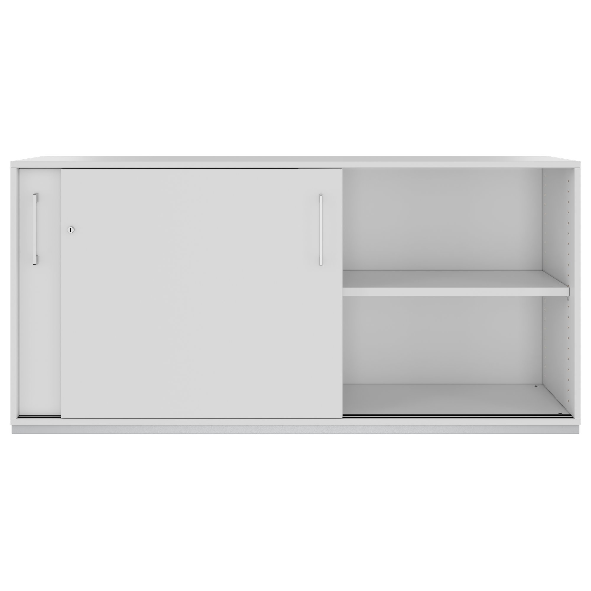 PRO sliding door wardrobe | 2 OH, 800 - 1600 x 770 mm, gray - 3 Main Image