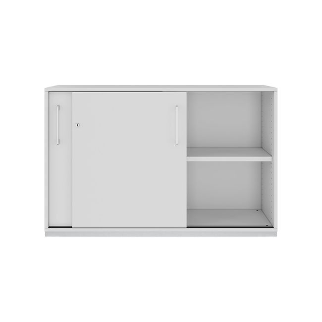 PRO Schiebetürenschrank | 2 OH, 800 - 1600 x 770 mm, Grau