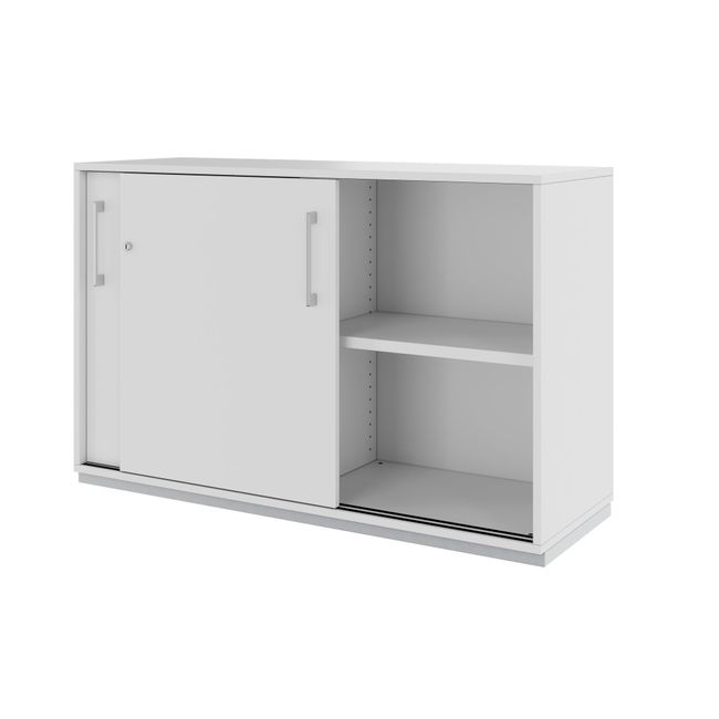 PRO Schiebetürenschrank | 2 OH, 800 - 1600 x 770 mm, Grau