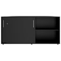 PRO sliding door wardrobe | 2 OH, 800 - 1600 x 770 mm, black - 3 Thumbnail Image