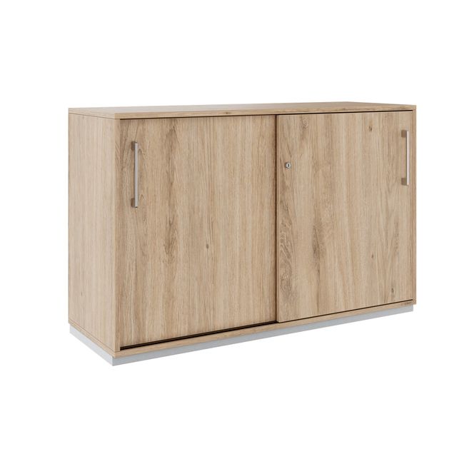 PRO Schiebetürenschrank | 2 OH, 800 - 1600 x 770 mm, Natureiche