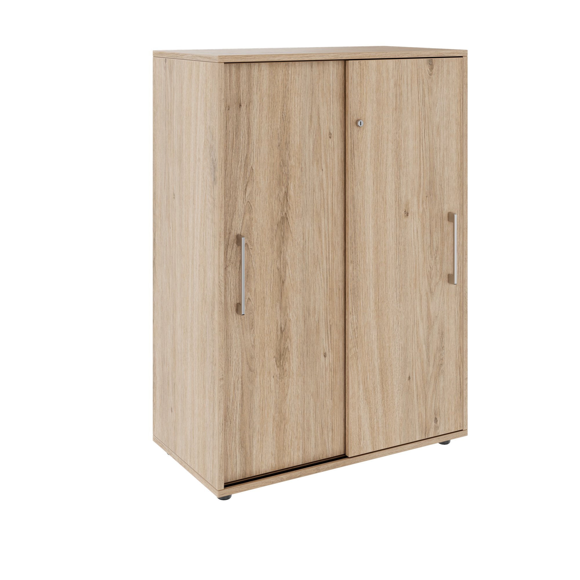 PRO Armoire de porte coulissante | 3 oh, 800 - 1600 x 1140 mm, chêne naturel - 1 Main Image