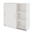 PRO Schiebetürenschrank | 3 OH, 800 - 1600 x 1140 mm, Weiß PRO Schiebetürenschrank | 3 OH, 800 - 1600 x 1140 mm, Weiß