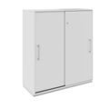 PRO Armoire de porte coulissante | 3 oh, 800 - 1600 x 1140 mm, gris - 1 Thumbnail Image