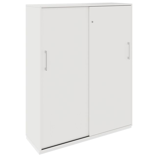 PRO Schiebetürenschrank | 4 OH, 1200 x 1510 mm, Weiß PRO Schiebetürenschrank | 4 OH, 1200 x 1510 mm, Weiß