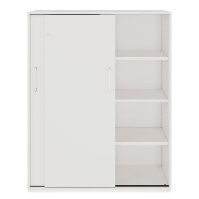 PRO Schiebetürenschrank | 4 OH, 1200 x 1510 mm, Weiß PRO Schiebetürenschrank | 4 OH, 1200 x 1510 mm, Weiß