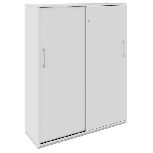 PRO Schiebetürenschrank | 4 OH, 1200 x 1510 mm, Grau PRO Schiebetürenschrank | 4 OH, 1200 x 1510 mm, Grau