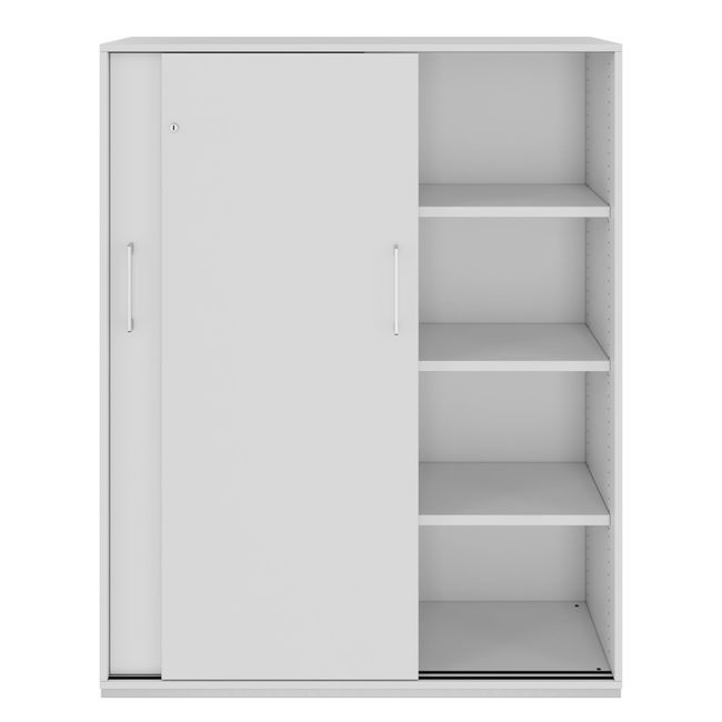 PRO Schiebetürenschrank | 4 OH, 1200 x 1510 mm, Grau PRO Schiebetürenschrank | 4 OH, 1200 x 1510 mm, Grau