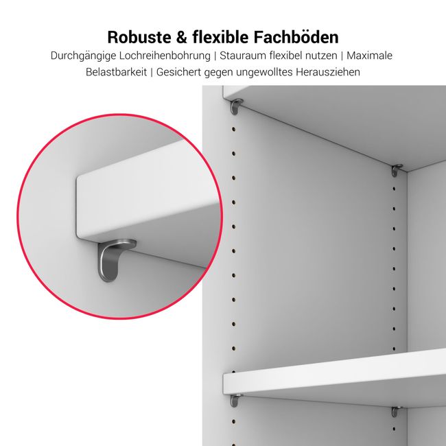 PRO Schiebetürenschrank | 4 OH, 1200 x 1510 mm, Schwarz PRO Schiebetürenschrank | 4 OH, 1200 x 1510 mm, Schwarz