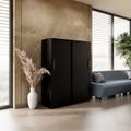 PRO Cabinet di porta scorrevole | 4 OH, 1200 x 1510 mm, nero - 14 Thumbnail Image