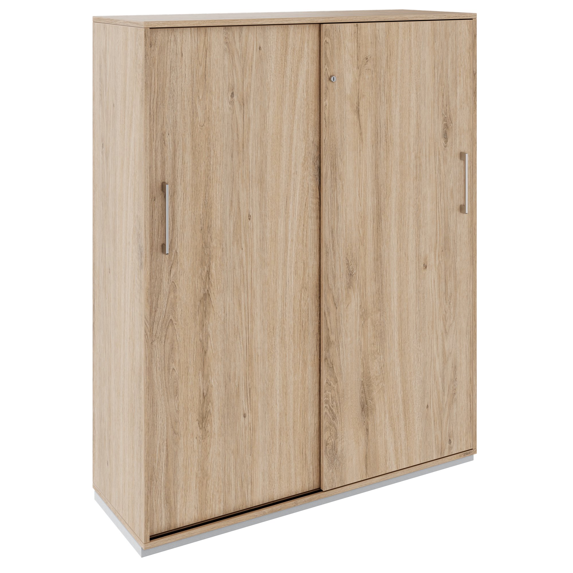 PRO Schiebetürenschrank | 4 OH, 1200 x 1510 mm, Natureiche - 1 Main Image