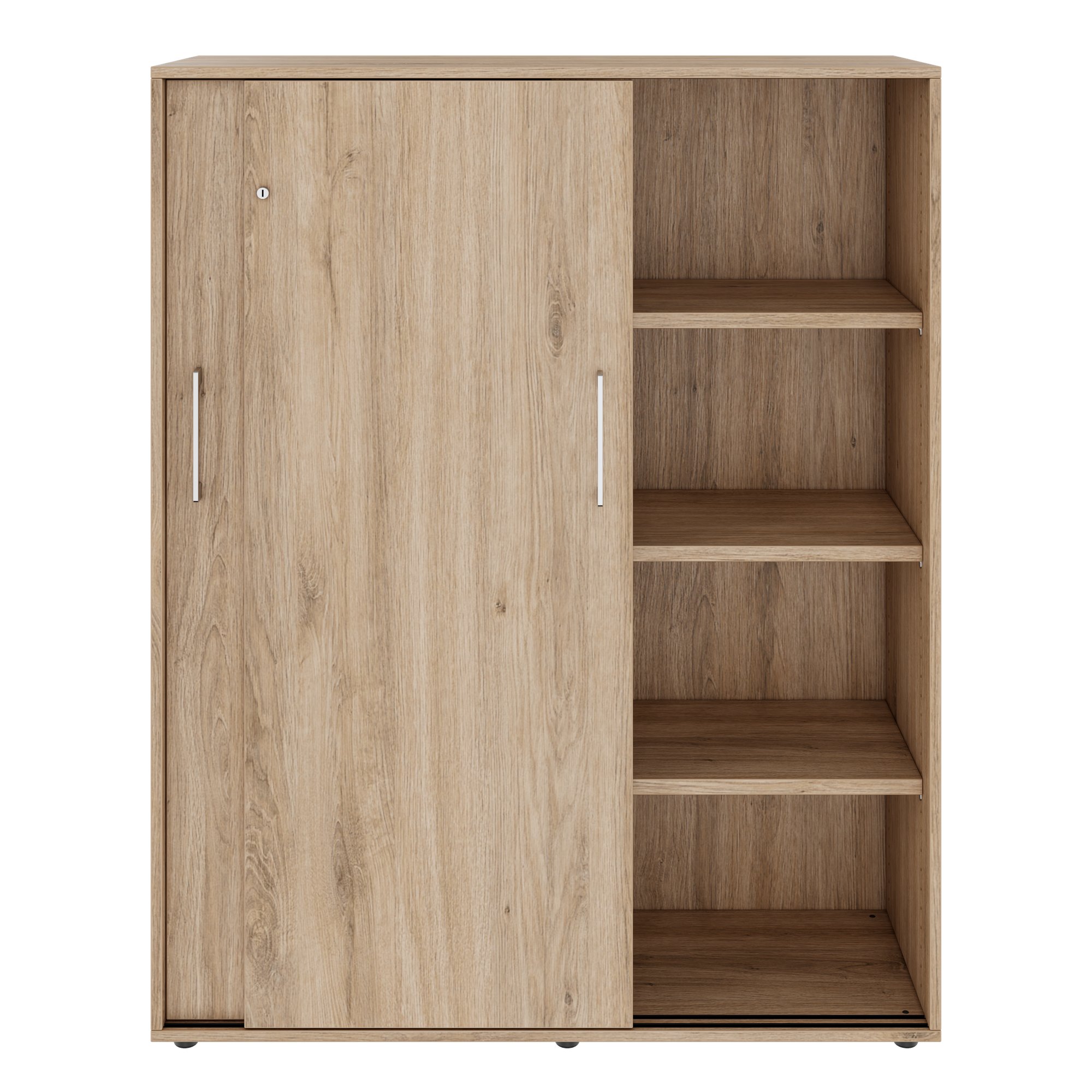 PRO Armoire de porte coulissante | 4 oh, 1200 x 1510 mm, chêne naturel - 3 Main Image