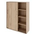 PRO Schiebetürenschrank | 4 OH, 1200 x 1510 mm, Natureiche - 4 Thumbnail Image