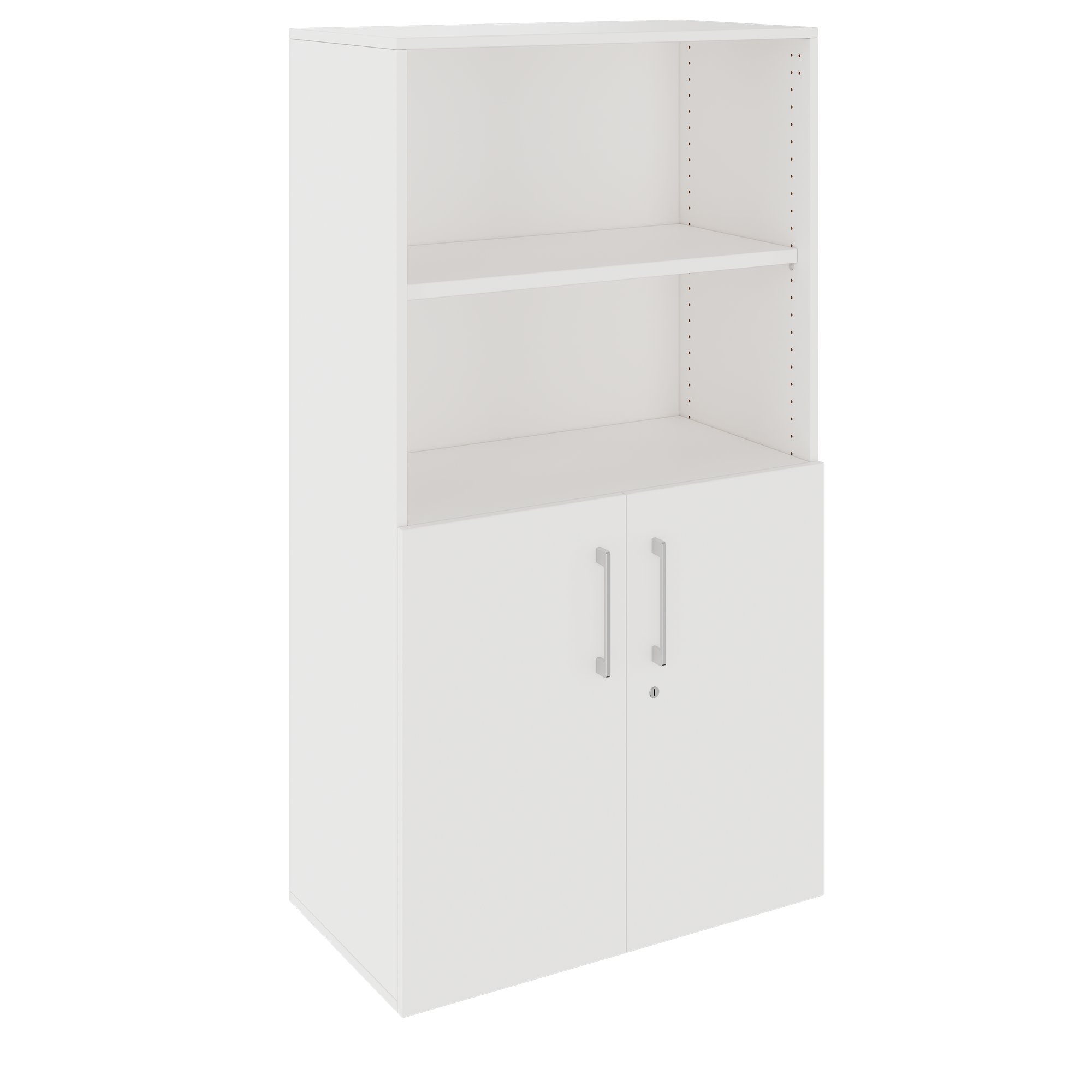 PRO Combination cabinet | 4 U, 800 x 1510 mm, white - 1 Main Image