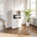 PRO Combination cabinet | 4 U, 800 x 1510 mm, white - 14 Thumbnail Image