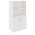PRO Combination cabinet | 4 U, 800 x 1510 mm, white - 1 Thumbnail Image