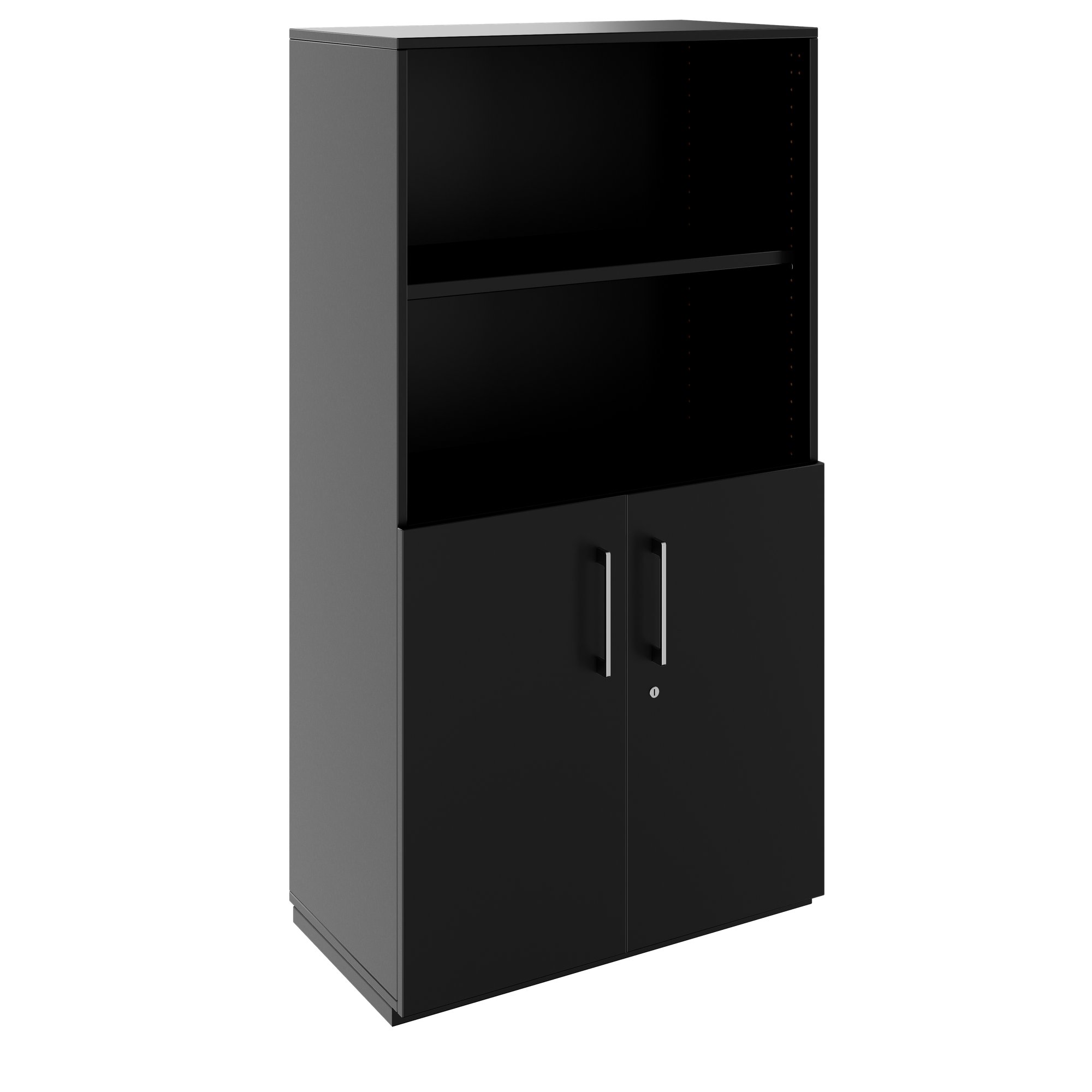 PRO combination cabinet | 4 OH, 800 x 1510 mm, black - 1 Main Image