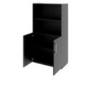 PRO combination cabinet | 4 OH, 800 x 1510 mm, black - 4 Thumbnail Image