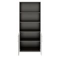 PRO Combine cabinet | 5 Oh, 800 x 1880 mm, graphite / white - 3 Thumbnail Image