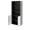 PRO Combine cabinet | 5 Oh, 800 x 1880 mm, graphite / white - 4 Thumbnail Image