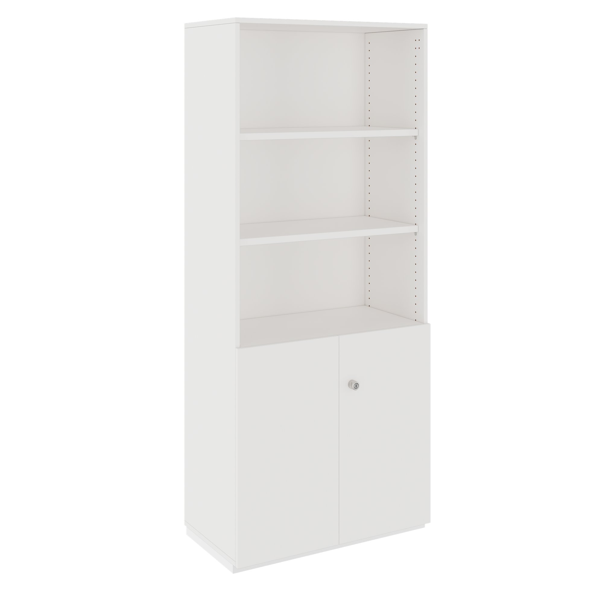 PRO Combination cabinet | 5 U, 800 x 1880 mm, white - 1 Main Image