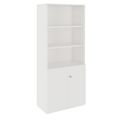 PRO Combination cabinet | 5 U, 800 x 1880 mm, white - 1 Thumbnail Image