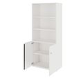 PRO Combination cabinet | 5 U, 800 x 1880 mm, white - 4 Thumbnail Image