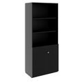 PRO combination cabinet | 5 OH, 800 x 1880 mm, black - 1 Thumbnail Image