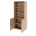 PRO combination cabinet | 5 OH, 800 x 1880 mm, natural oak - 4 Thumbnail Image