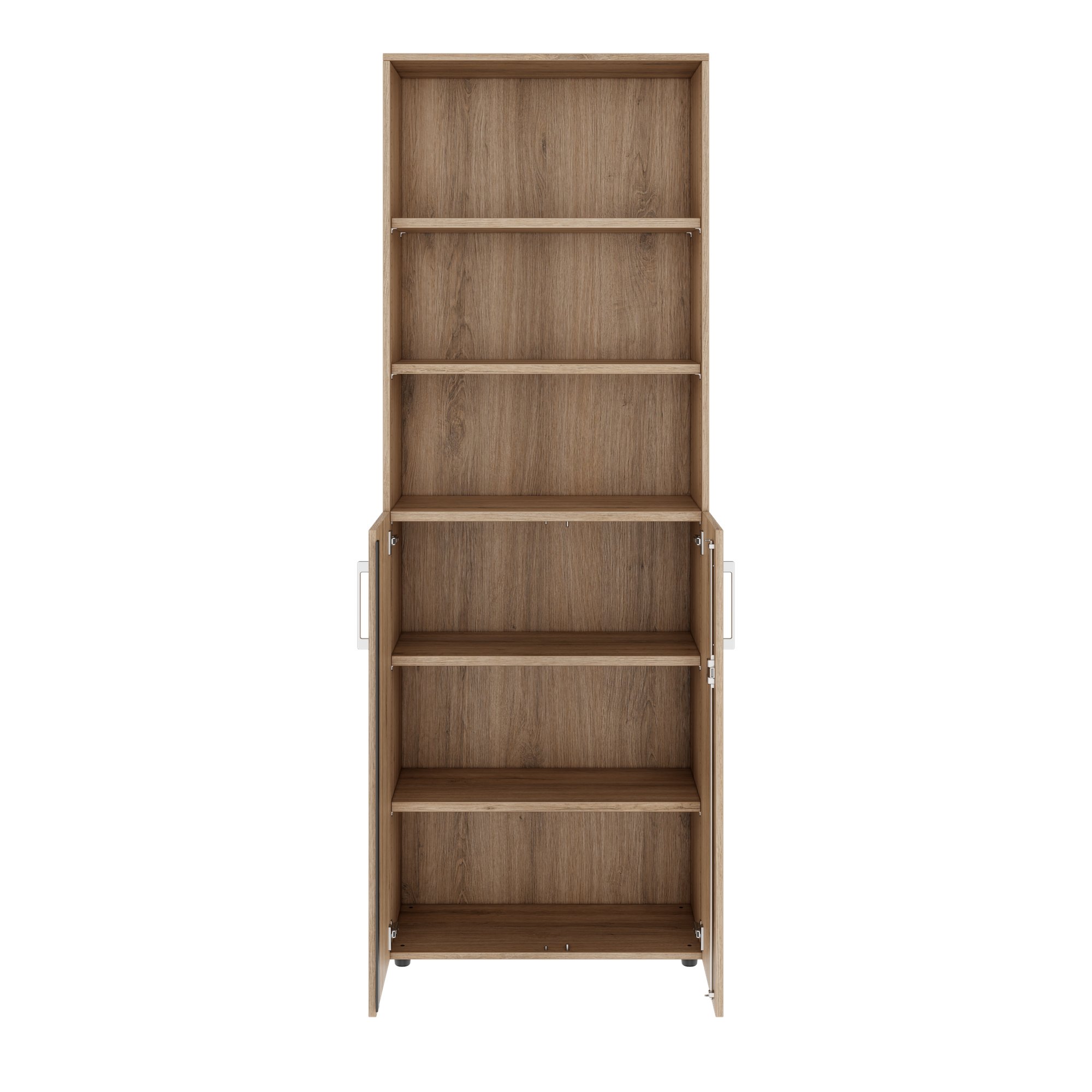 PRO combination cabinet | 6 OH, 800 x 2250 mm, natural oak - 3 Main Image