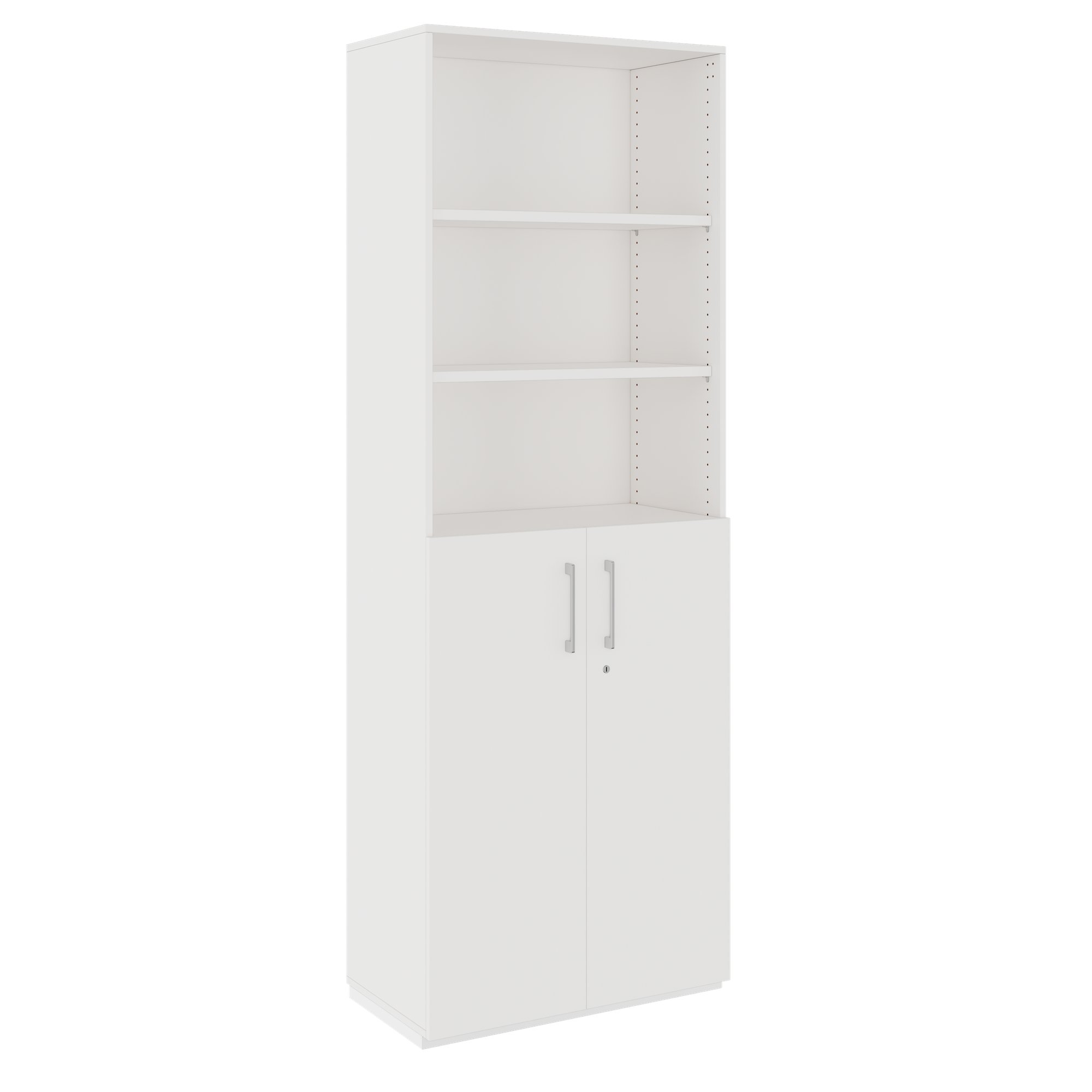 PRO combination cabinet | 6 OH, 800 x 2250 mm, white - 1 Main Image