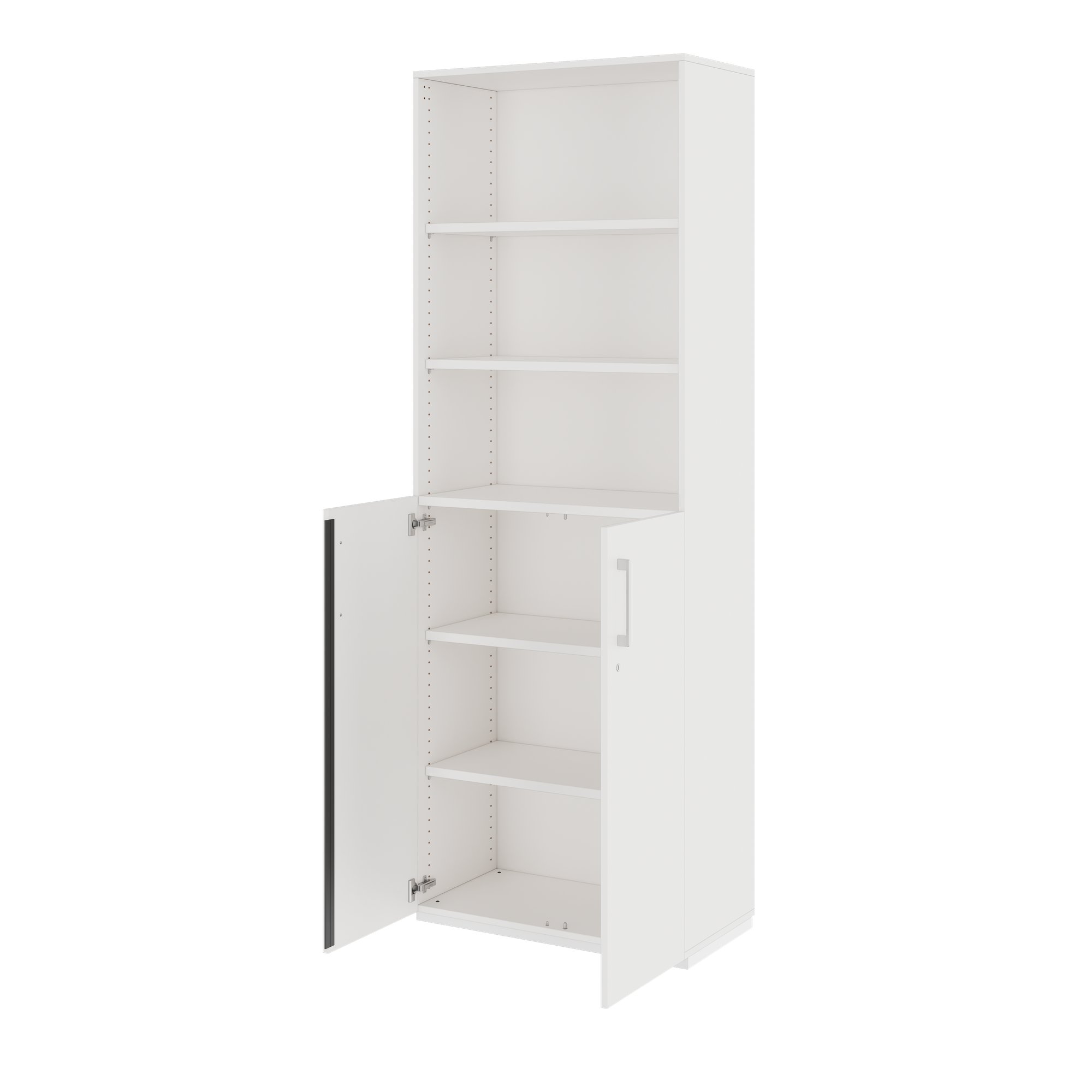 PRO combination cabinet | 6 OH, 800 x 2250 mm, white - 4 Main Image