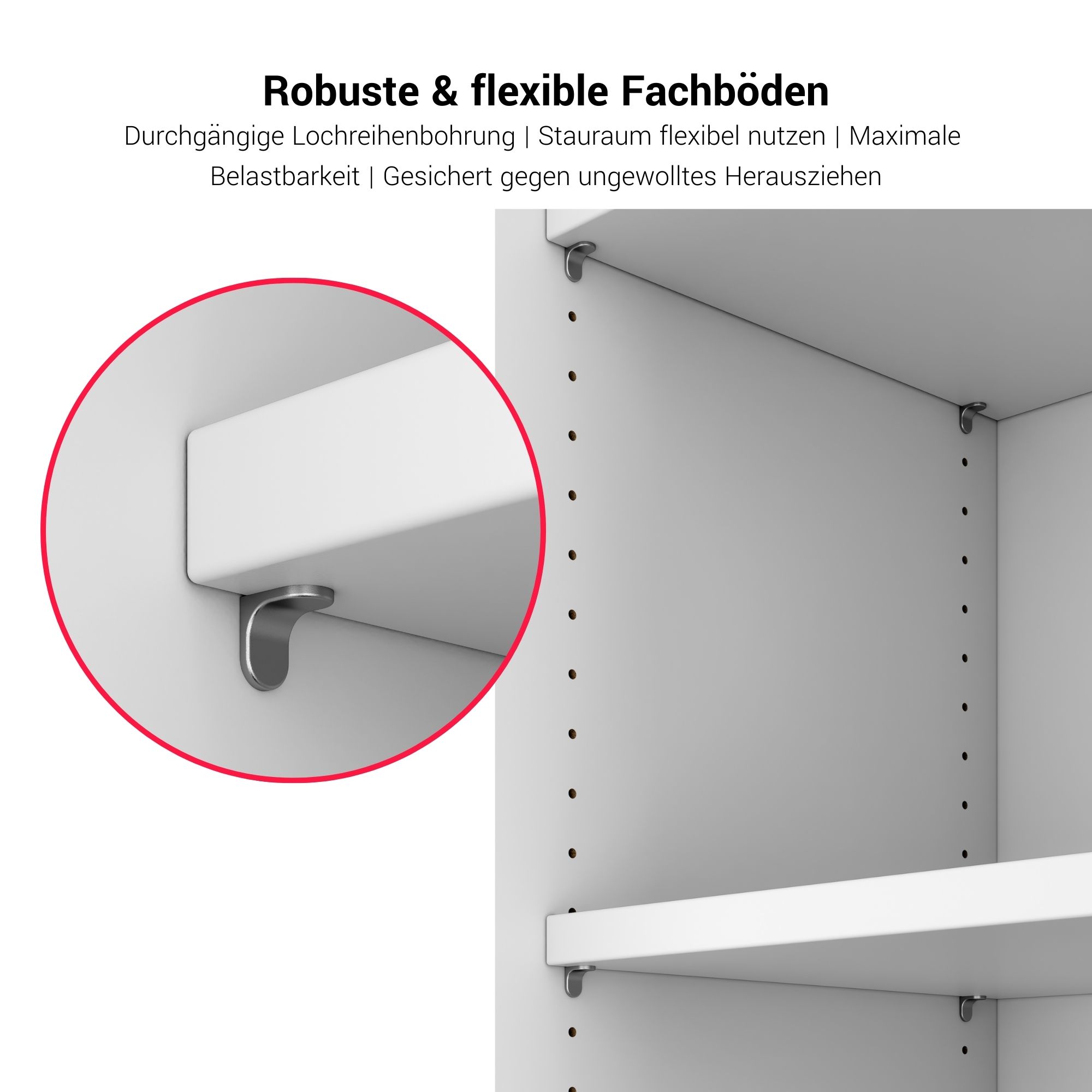 PRO Combina il cabinet | 6 OH, 800 x 2250 mm, grigio - 10 Main Image