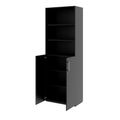 PRO Kombischrank | 6 OH, 800 x 2250 mm, Schwarz PRO Kombischrank | 6 OH, 800 x 2250 mm, Schwarz