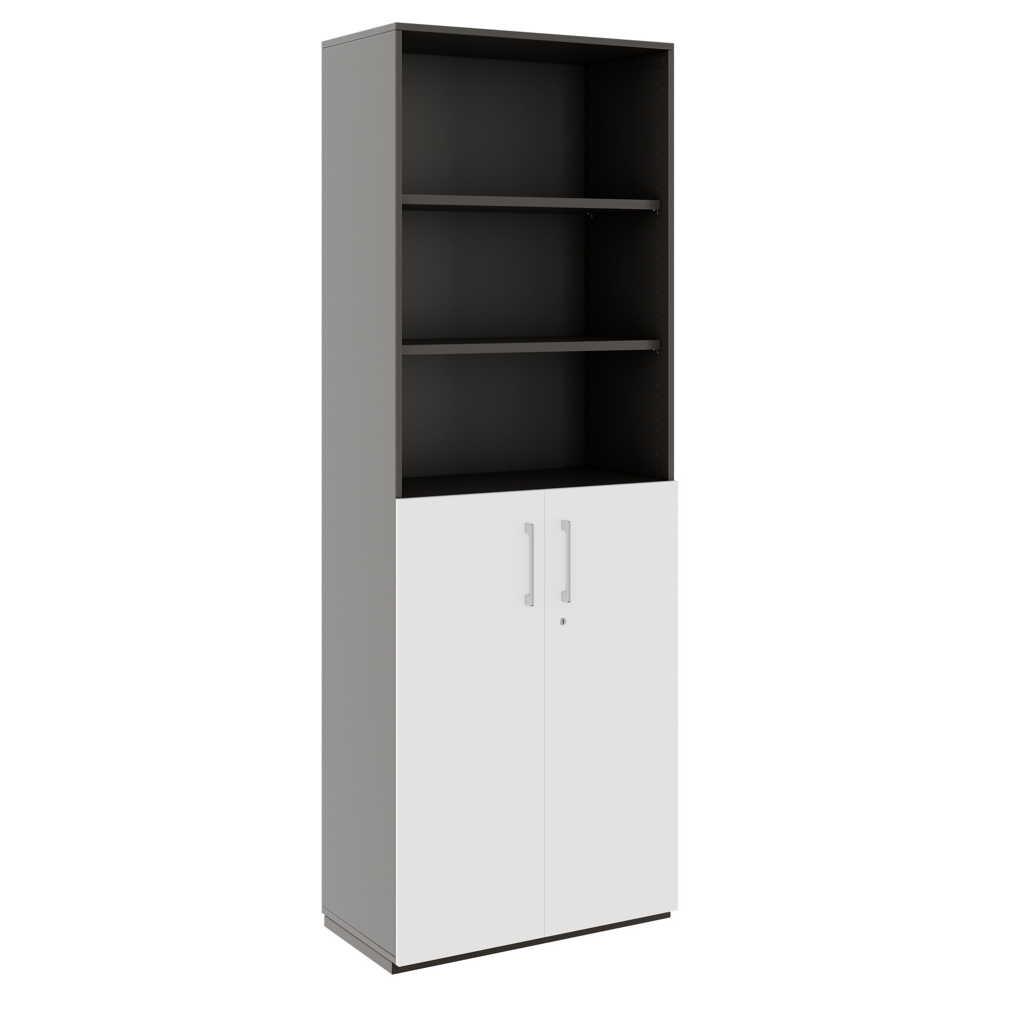 PRO Combine cabinet | 6 Oh, 800 x 2250 mm, graphite / white - 1 Main Image