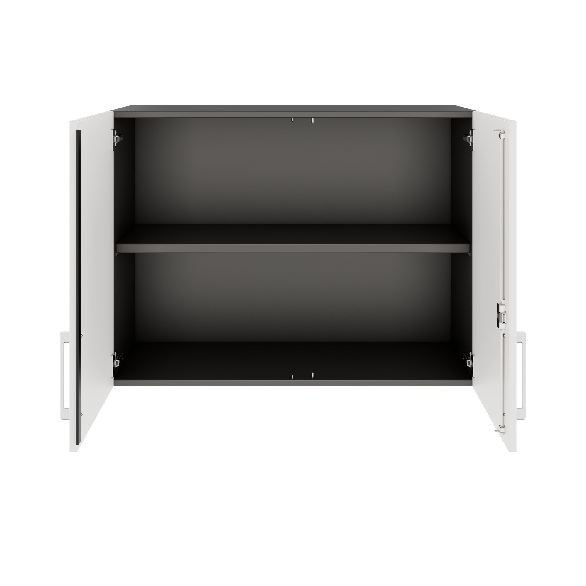 PRO Top Cabinet | 2 oh, 800 - 1200 x 740 mm, Soft -Close, graphite / blanc - 3 Main Image