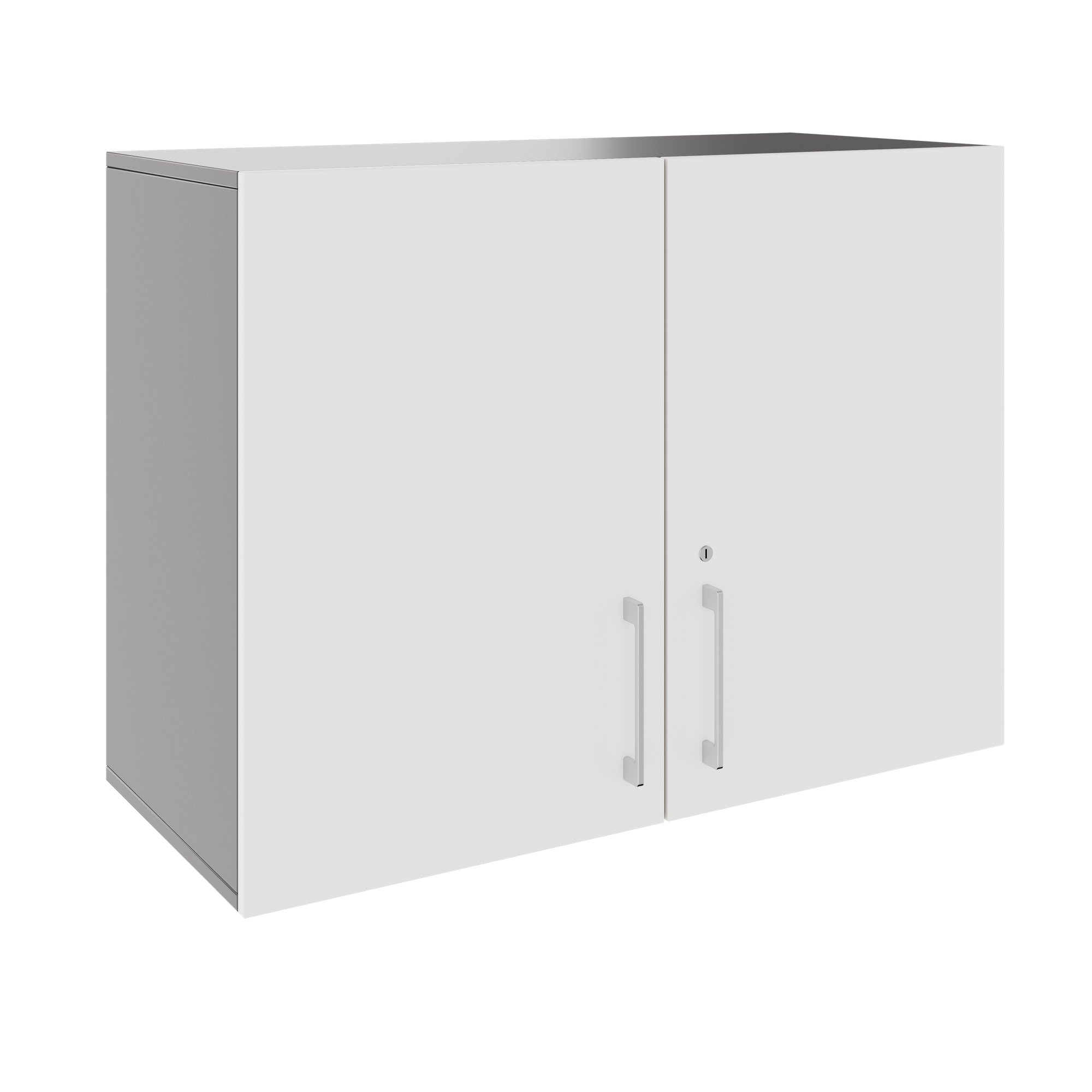 PRO Top Cabinet | 2 oh, 800 - 1200 x 740 mm, Soft -Close, graphite / blanc - 1 Main Image