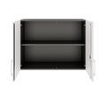 PRO Top Cabinet | 2 oh, 800 - 1200 x 740 mm, Soft -Close, graphite / blanc - 3 Thumbnail Image