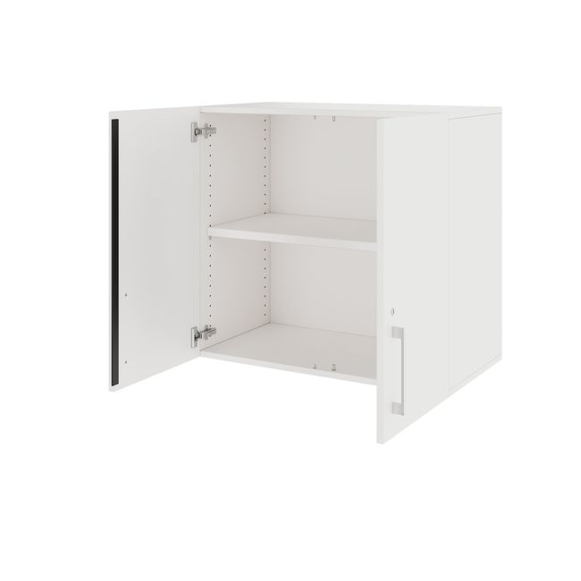 PRO Top cabinet | 2 Oh, 800 - 1200 x 740 mm, soft -close, white - 4 Main Image