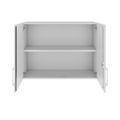 PRO Aufsatzschrank | 2 OH, 800 - 1200 x 740 mm, Soft-Close, Grau