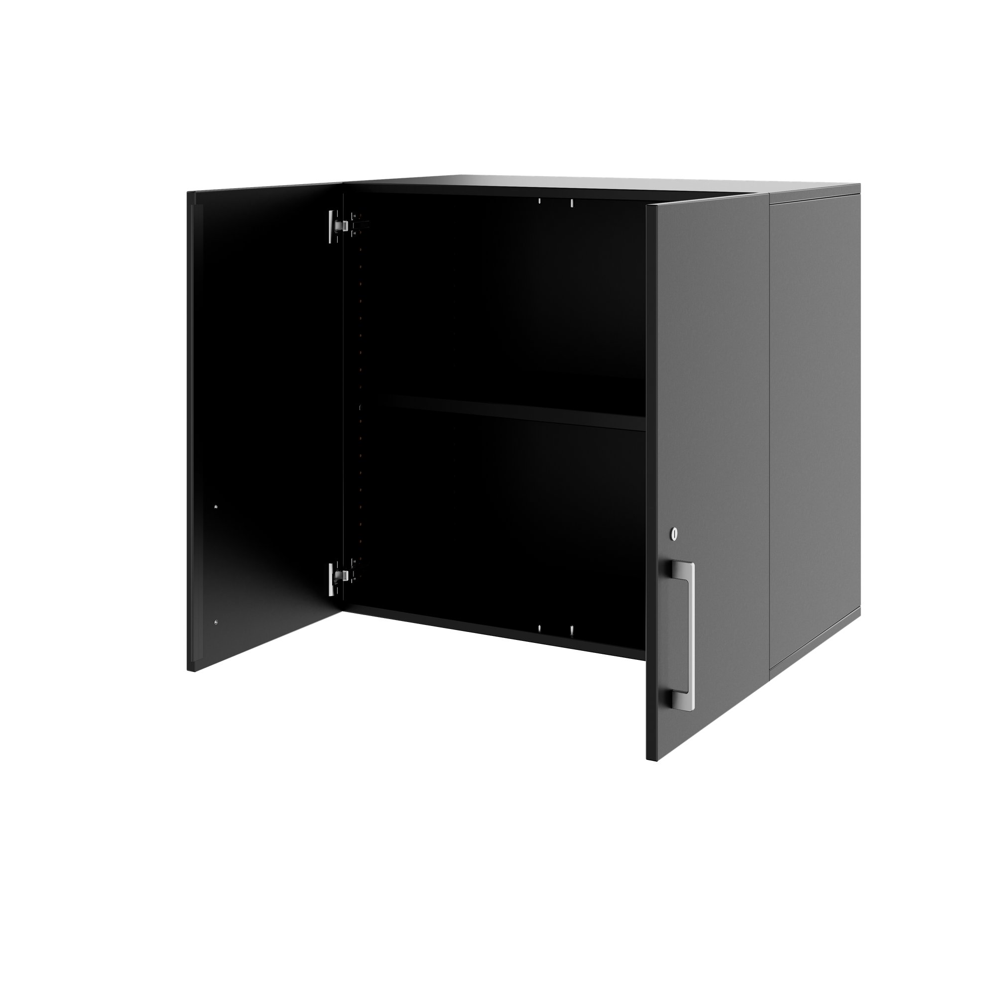 PRO Top Cabinet | 2 oh, 800 - 1200 x 740 mm, Soft -Close, noir - 4 Main Image