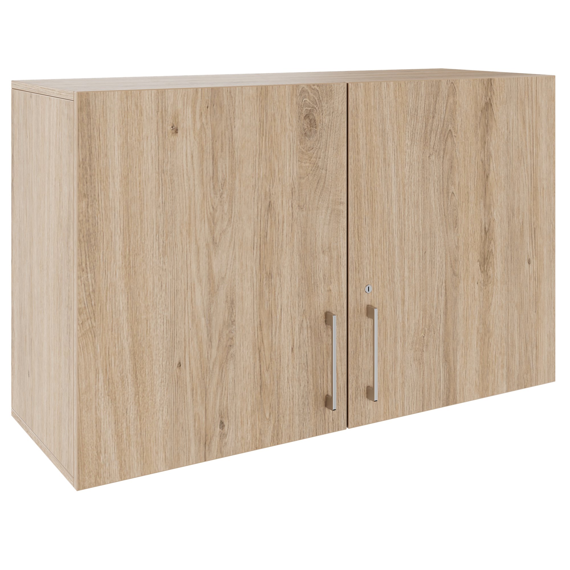 PRO Top Cabinet | 2 oh, 800 - 1200 x 740 mm, en chêne naturel et en chêne naturel - 1 Main Image