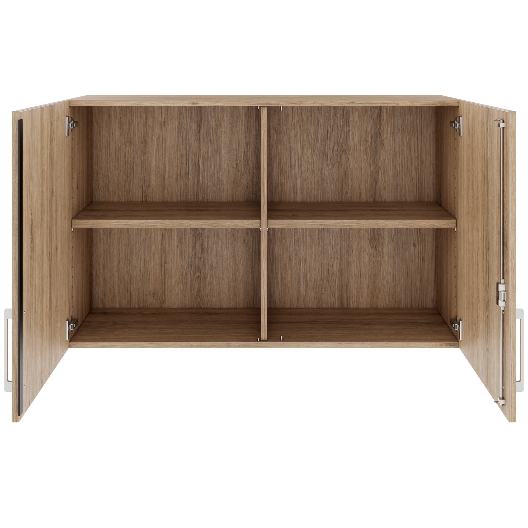 PRO Top Cabinet | 2 oh, 800 - 1200 x 740 mm, en chêne naturel et en chêne naturel - 3 Main Image