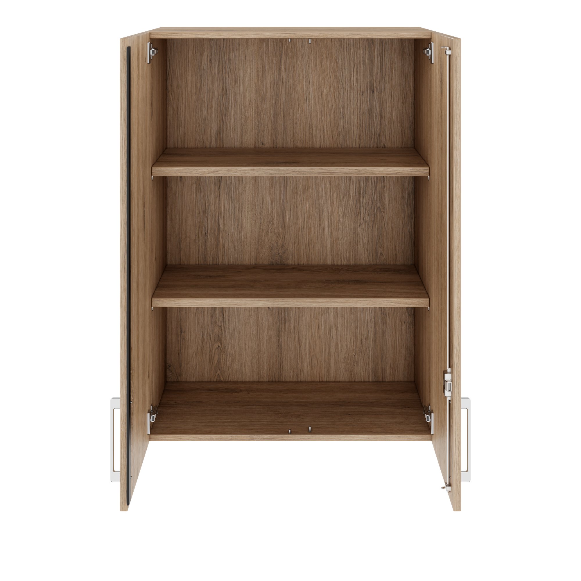 PRO Aufsatzschrank | 3 OH, 800 - 1200 x 1110 mm, Soft-Close, Natureiche - 3 Main Image