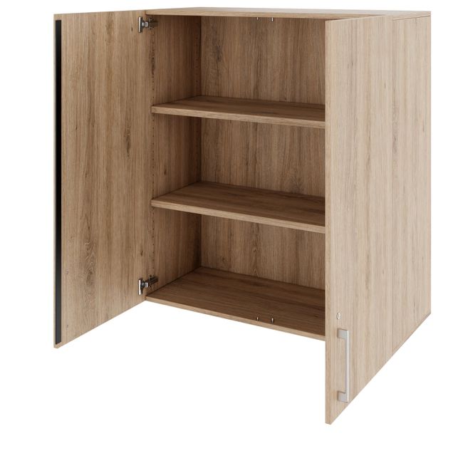 PRO Aufsatzschrank | 3 OH, 800 - 1200 x 1110 mm, Soft-Close, Natureiche