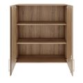 PRO Aufsatzschrank | 3 OH, 800 - 1200 x 1110 mm, Soft-Close, Natureiche