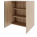 PRO Aufsatzschrank | 3 OH, 800 - 1200 x 1110 mm, Soft-Close, Natureiche